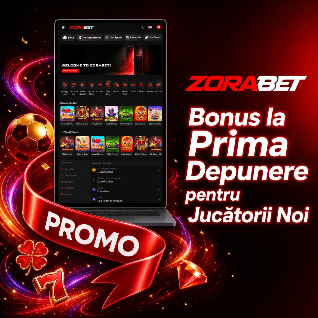 Bonus de bun venit ZoraBet 500% până la 3.000 EUR pentru sloturi, cazino live și pariuri sportive