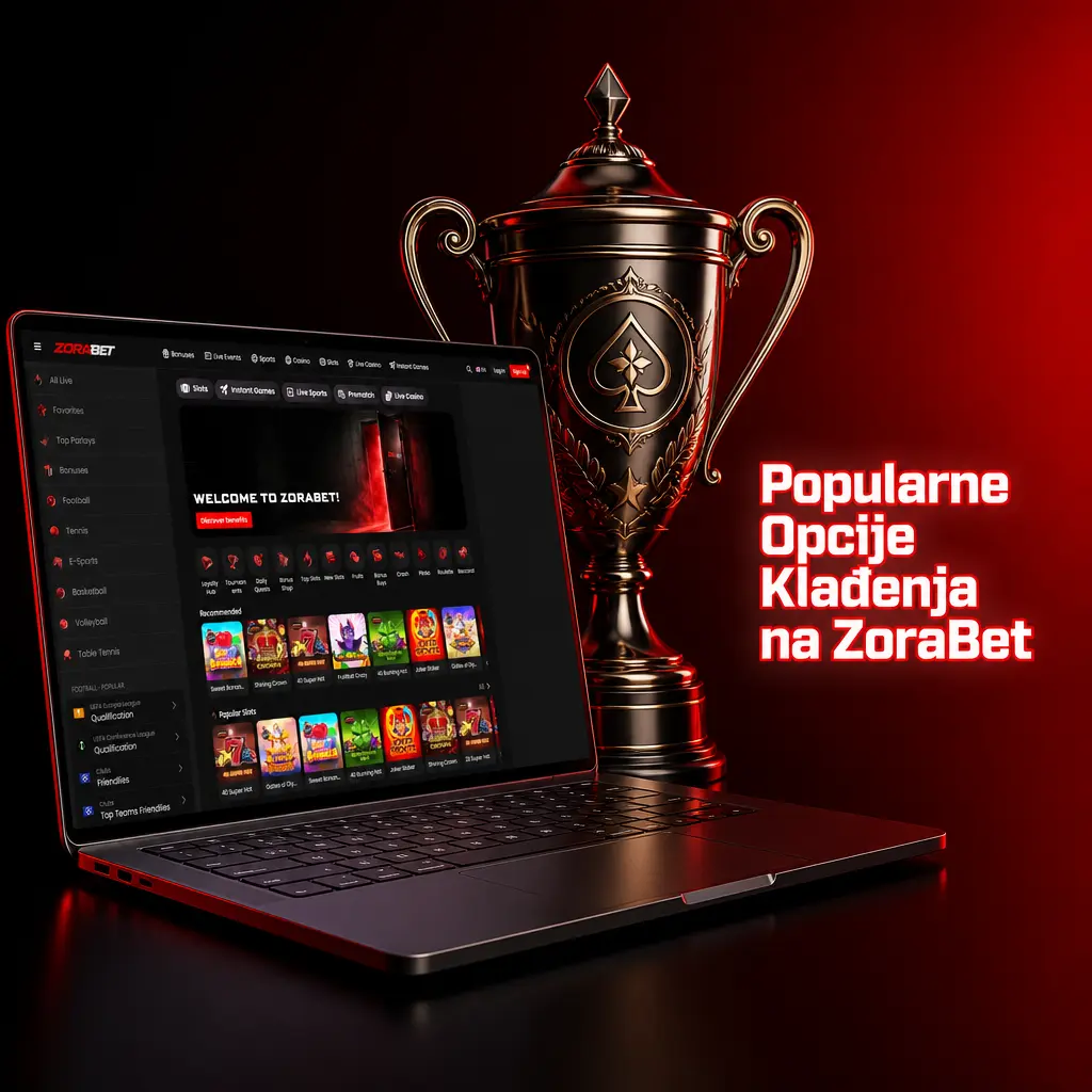 Popularne opcije klađenja na ZoraBet: prematch i live oklade za sport i kibersport sa konkurentnim kvotama