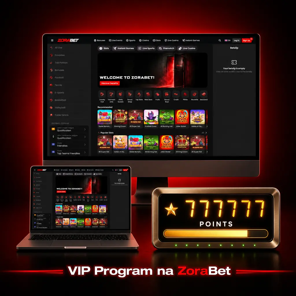 ZoraBet VIP program sa Bronze, Silver, Gold, Platinum i Diamond nivoima nagrađuje lojalne igrače ekskluzivnim povlasticama